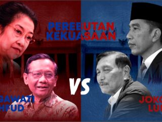 Perebutan Kekuasaan: Megawati-Mahfud Vs Jokowi-Luhut
