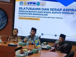 Sebelum Dilantik, Bupati dan Wakil Bupati Bangkalan Terpilih Silaturahmi ke UTM