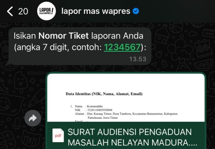 Nelayan Korban Survei Migas Pantura Lapor Mas Wapres, Gibran Minta Rincian Kerusakan Jaring