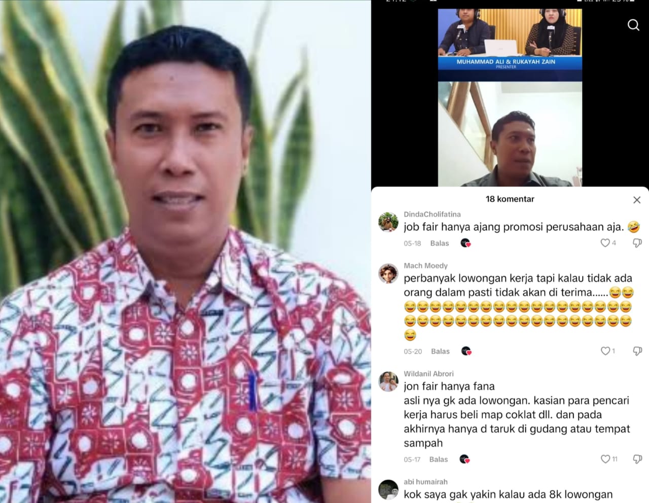 Job Fair Sumenep Diserang Netizen Tiktok, Dikira Formalitas-Ajang Promosi Perusahaan, Heru: Ini Benar Klir, Kami Fasilitasi