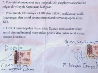 Warga Pulau Kangean Demo Tolak Survei Seismik 3D, Camat Arjasa-KEI Tekan Kesepakatan