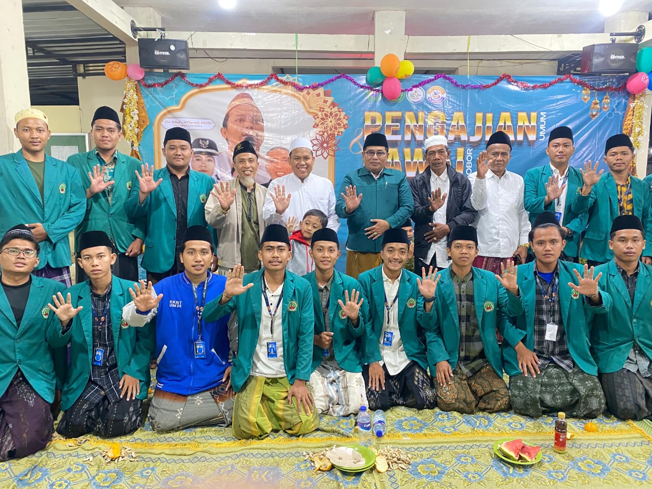 KKN Posko 7 UIM Pamekasan Tutup Pengabdian Pada Masyarakat Dengan Pawai Obor dan Pengajian