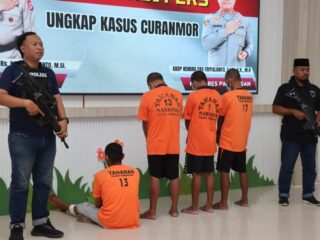 Polisi Amankan Empat Pelaku Curanmor di Pamekasan, Satu Buron
