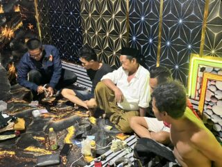 Sedang Pesta Narkoba, Empat Terduga Pelaku Diringkus Polsek Tamberu Pamekasan