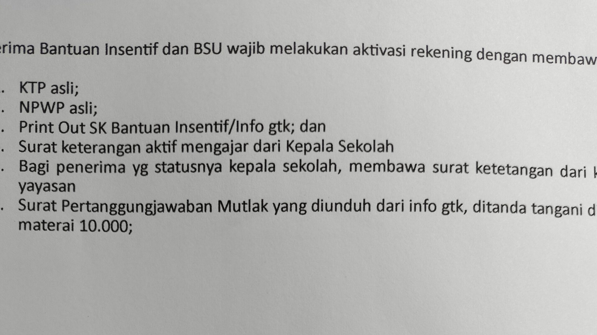 Cair! Guru Terima BKU-Bantuan Insentif Non ASN 2025, Ini Syaratnya