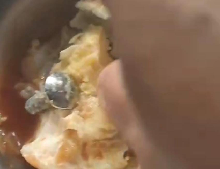 Lauk Menu MBG di Waru Pamekasan Diduga Berisi Baut