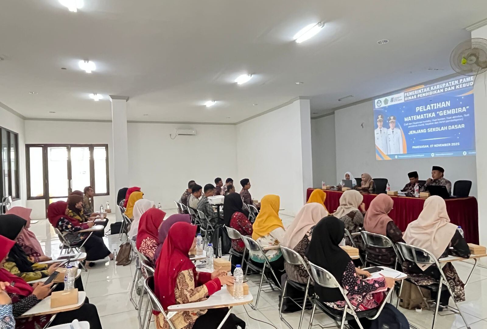 Bertajuk Gembira, Disdikbud Pamekasan Gelar Pelatihan Matematika