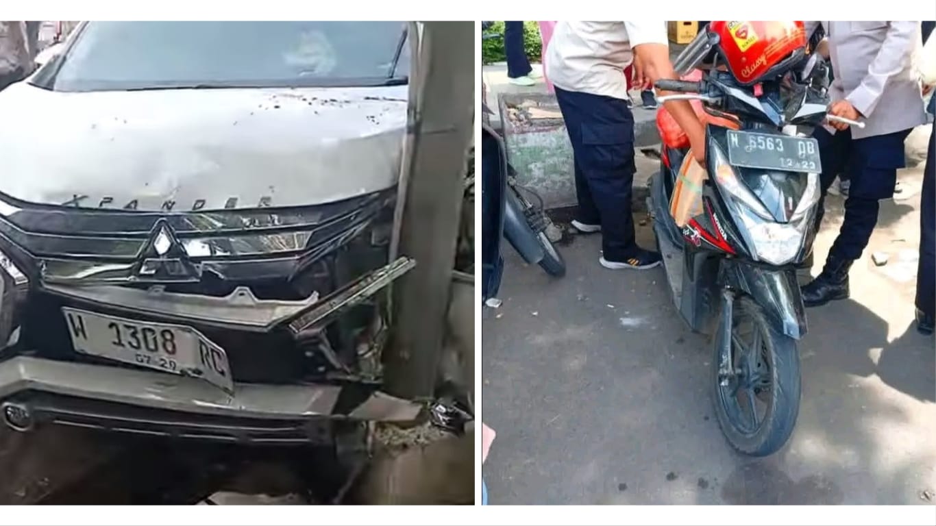 Kecelakaan di Alun-Alun Utara Lumajang: Satu Pengendara Motor Tewas, Satu Luka Berat