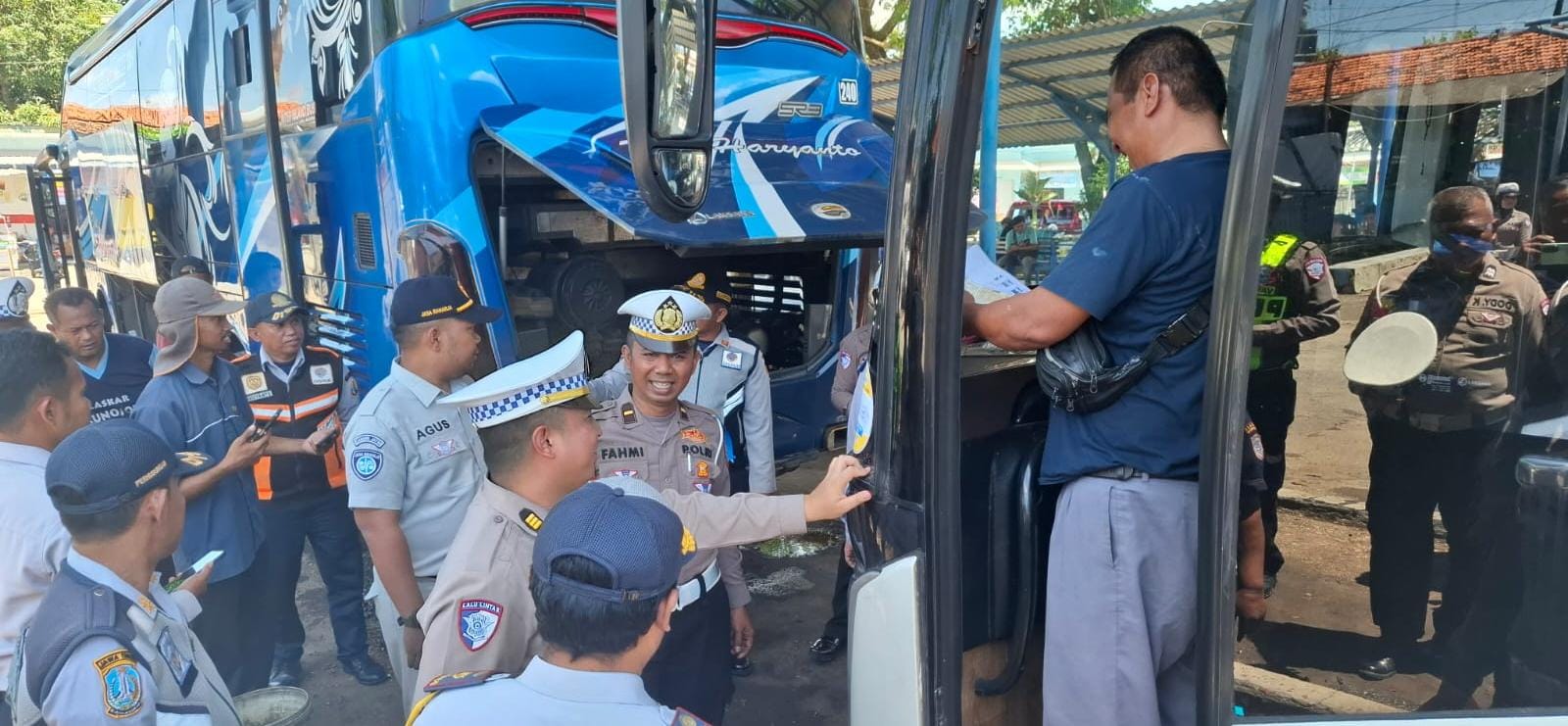 Sasar Bus dan Sopir di Terminal Sampang, Ditlantas Polda Pastikan Bebas Narkoba