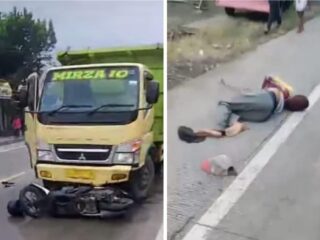 Dua Laka Hampir Bersamaan di Candipuro Lumajang, Polisi Himbau Waspada, Dishub Cabut SIPP