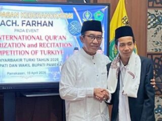 Dilepas Bupati Pamekasan, Farhan Santri Banyuanyar Wakili Indonesia Ajang Qur'an di Turki