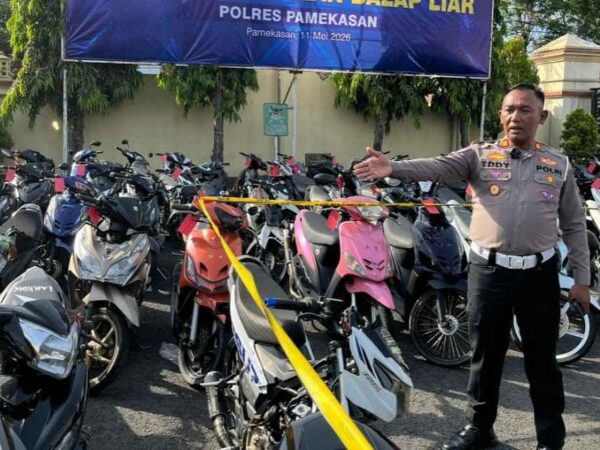 Amankan 582 Motor Pemuda, Polisi di Pamekasan Minta Pemilik Segera Ambil