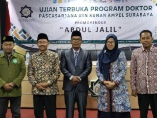 Angkat Isu Lingkungan, Ketua LPTNU Pamekasan Promosi Doktor di UINSA Surabaya