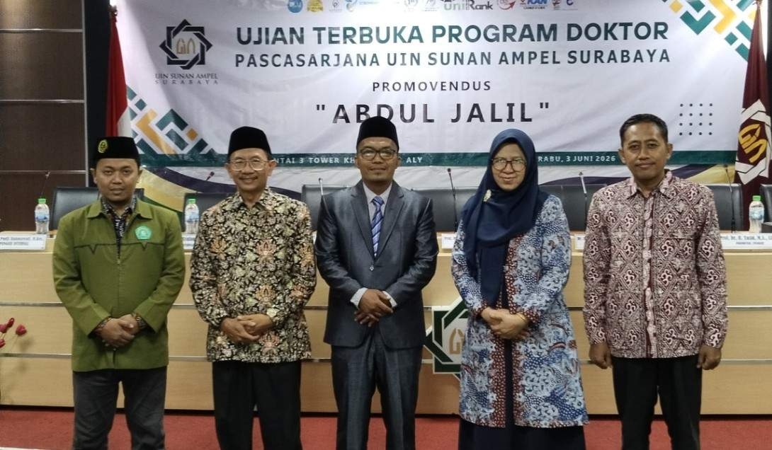 Angkat Isu Lingkungan, Ketua LPTNU Pamekasan Promosi Doktor di UINSA Surabaya