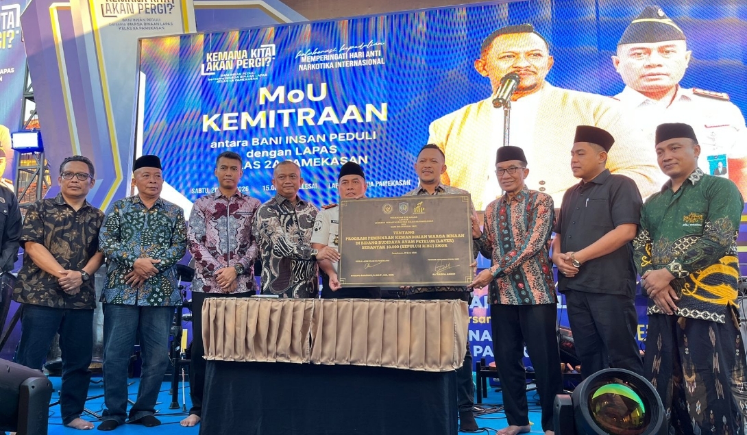 BIP Kucurkan Rp2 Miliar pada Warga Binaan Lapas Kelas IIA Pamekasan