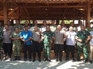 Ditengah Situasi Politik Nasional, Kapolres-Dandim Pamekasan Gelar Pertemuan
