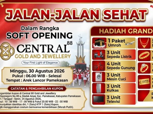 JJS Hiasi Peresmian Toko Emas Central 88 Gold & Jewellery Pamekasan