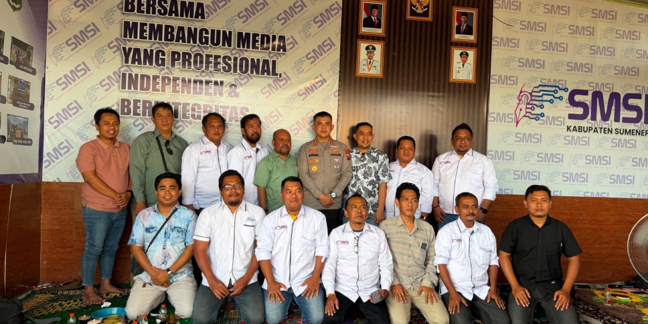 Kapolresta Sumenep Sambangi Kantor SMSI, Perkuat Sinergi dengan Insan Pers