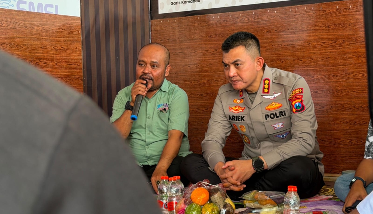 Kapolresta Sumenep Janji Siapkan Media Center di Mapolresta untuk Perkuat Kemitraan dengan Insan Pers