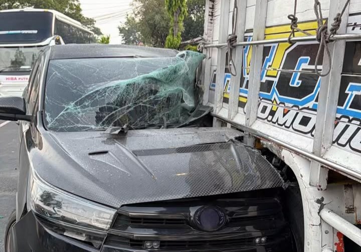 Artis Om Adella Asal Sumenep Madura Lusyana Jelita alami kecelakaan di Wonogiri