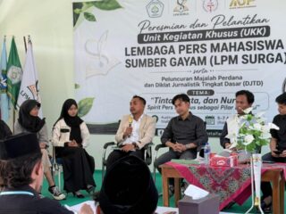 Berikan Materi Jurnalistik dan Kelas Mental, Ketua AJP Bakar Semangat LPM Se-Madura