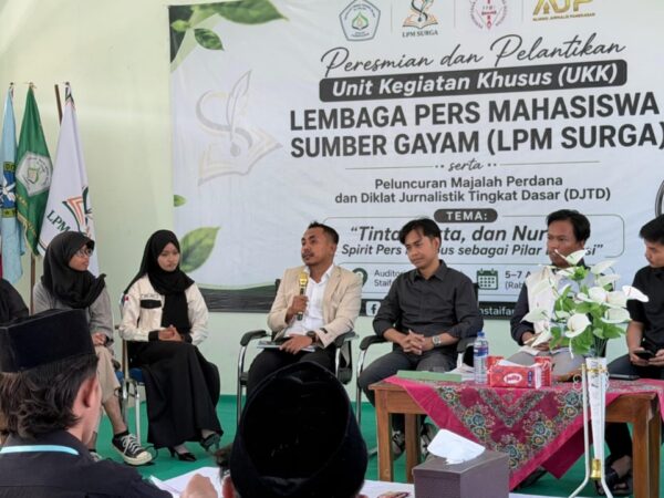 Berikan Materi Jurnalistik dan Kelas Mental, Ketua AJP Bakar Semangat LPM Se-Madura