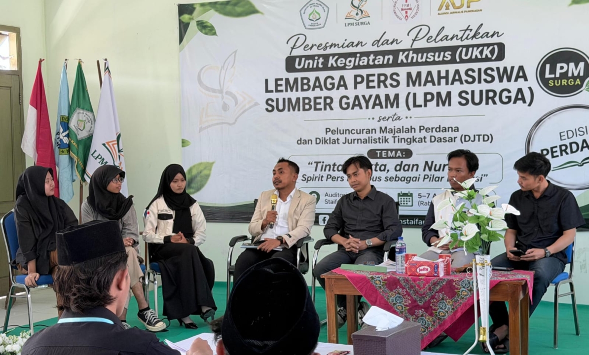 Berikan Materi Jurnalistik dan Kelas Mental, Ketua AJP Bakar Semangat LPM Se-Madura