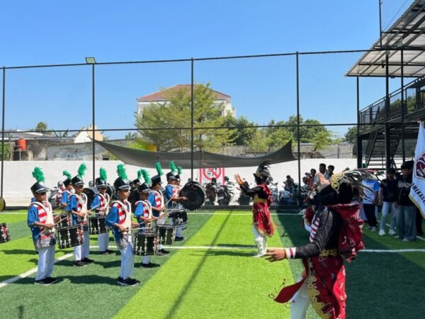 Juara 2 Jatim, Drumband Canka Wira Swara Tampil Memukau di Final Kejurkab KSMI Pamekasan