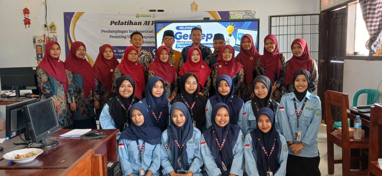 KKN Posko 22 UA Gelar Pendampingan Implementasi AI Prompting untuk Penyusunan Perangkat Pembelajaran di TK, SMP dan SMK Mambaul Ulum