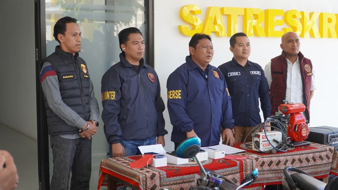 Polres Pamekasan Ringkus Warga Sampang Atas Dugaan Sindikat Penggelapan Mobil Rental
