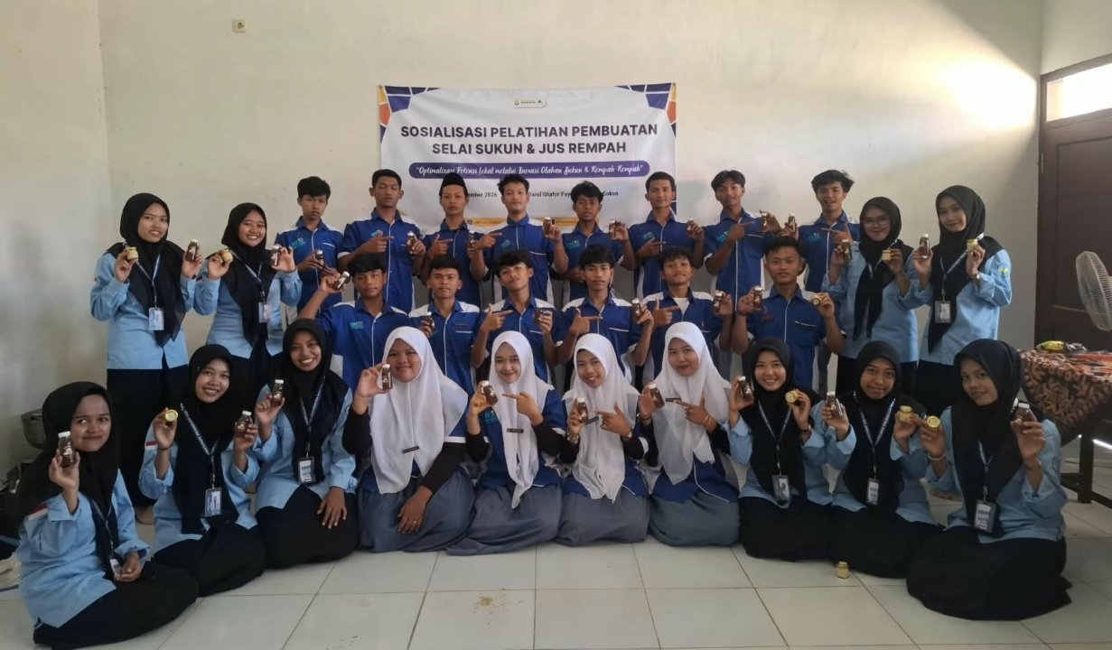 Mahasiswa KKN Posko 23 Kenalkan Inovasi Olahan Sukun dan Rempah di SMK Al-Ghafur
