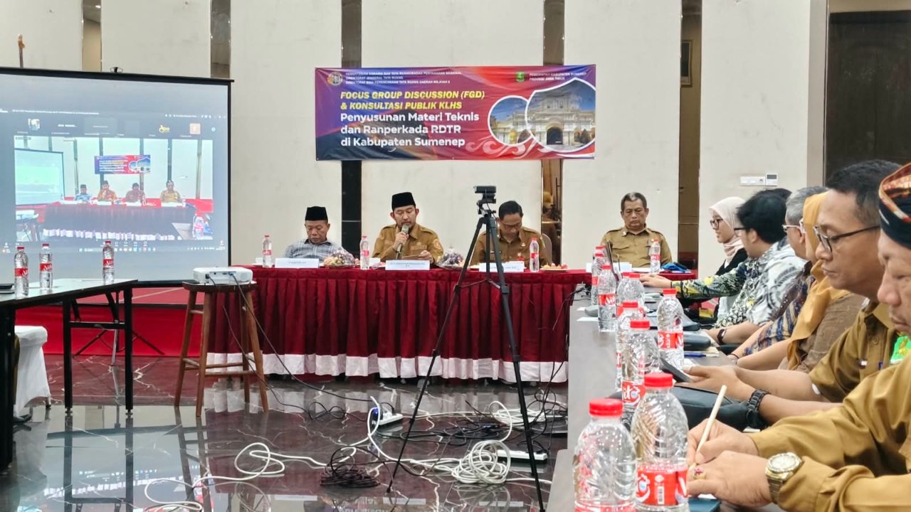 Hendak Susun RDTR, Pemkab Sumenep Gelar FGD KLHS