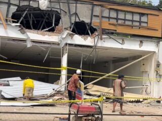 Polisi Bidik Pelaku Pengrusakan Bangunan Indomaret di Palengaan Pamekasan