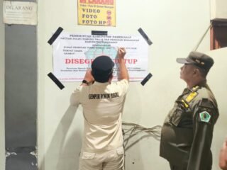 Diduga Bakal Didemo Ulama, Aparat Segel 6 Tempat Hiburan di Pamekasan